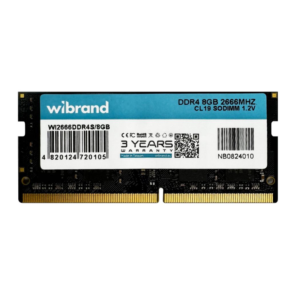 Оперативна пам'ять DDR4 Wibrand 4GB 2666MHz CL19 SODIMM