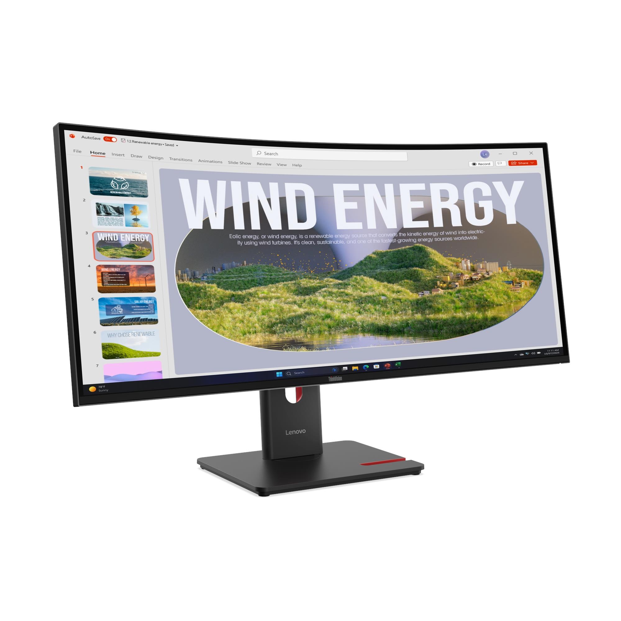 Lenovo представила 34-дюймовый HDR-монитор с частотой 120 Гц — идеален для игр и работы